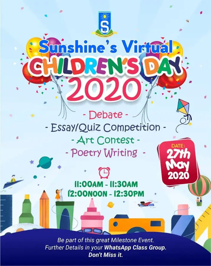 CHILDREN’S DAY 2020 VIRTUAL DEBATE HELD ON THE 27TH MAY, 2020